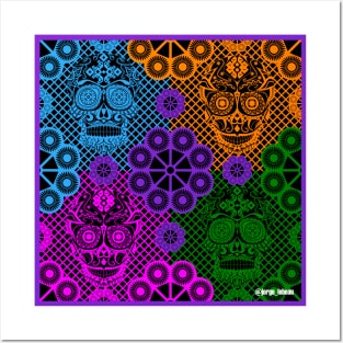 catrina picnic pattern ecopop tpween2022 art of the death Posters and Art